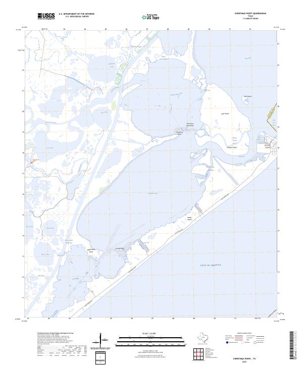 USGS Topographic Map – Christmas Point