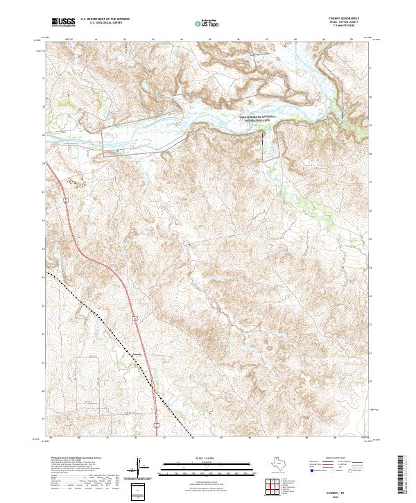 USGS Topographic Map – Chunky