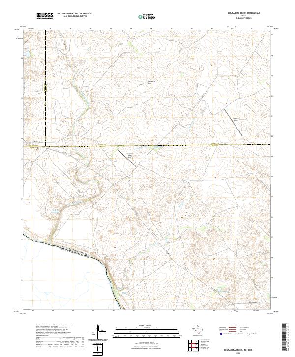 USGS Topographic Map – Chupadera Creek