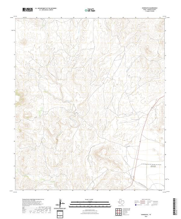 USGS Topographic Map – Cieneguita