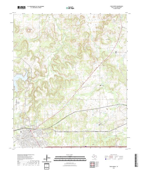 USGS Topographic Map – Cisco North