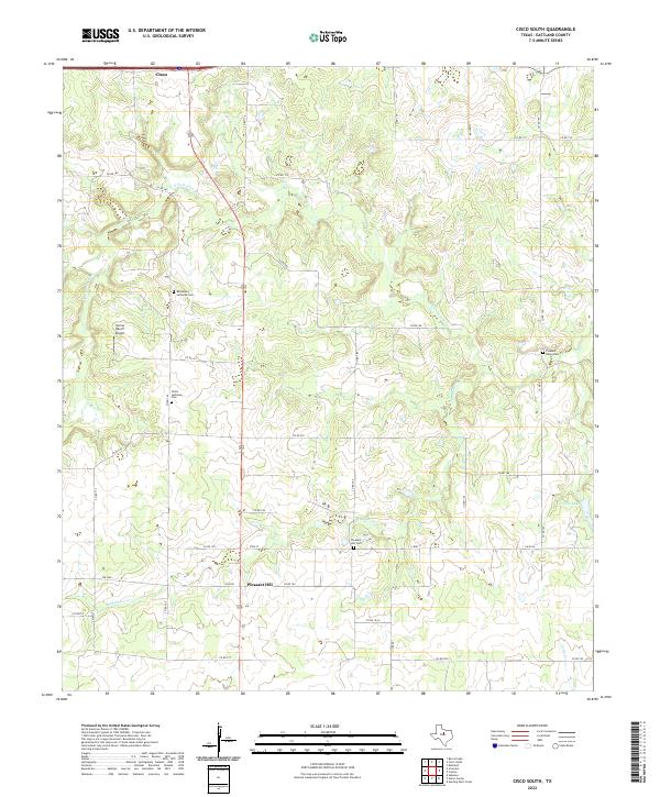 USGS Topographic Map – Cisco South