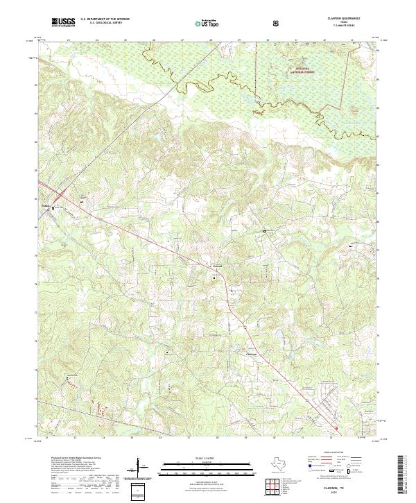 USGS Topographic Map – Clawson