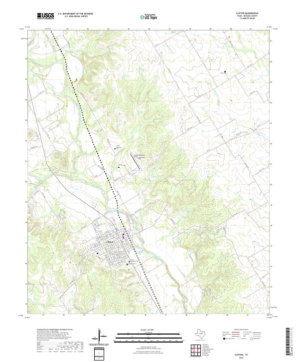 USGS Topographic Map – Clifton