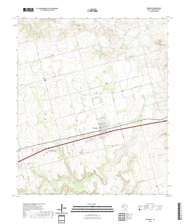 USGS Topographic Map – Coahoma
