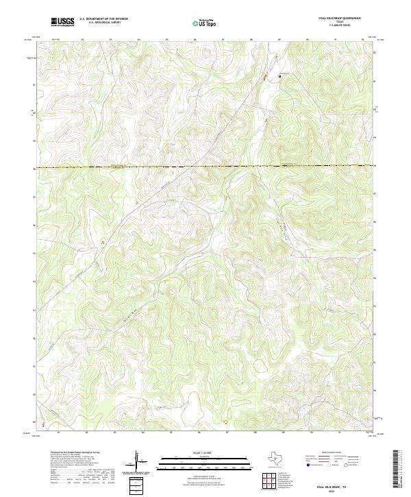 USGS Topographic Map – Coal Kiln Draw