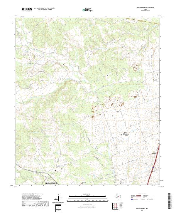 USGS Topographic Map – Cobbs Cavern