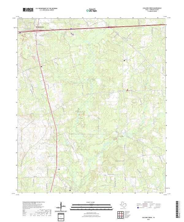 USGS Topographic Map – Colliers Creek