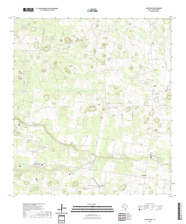 USGS Topographic Map – Concepcion