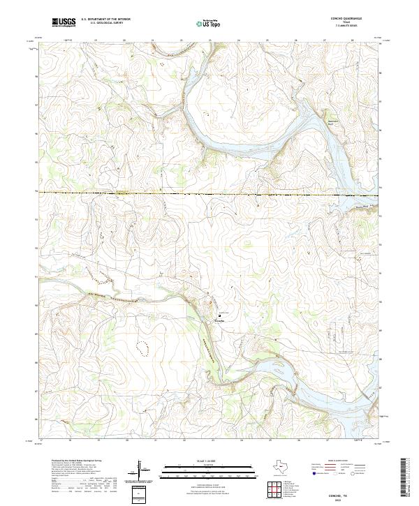 USGS Topographic Map – Concho