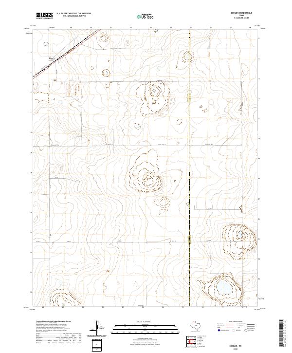 USGS Topographic Map – Conlen