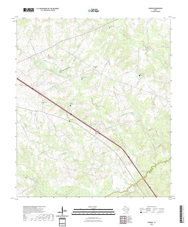 USGS Topographic Map – Connor