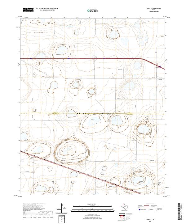 USGS Topographic Map – Conway
