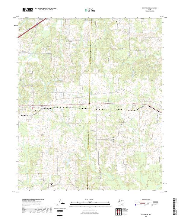 USGS Topographic Map – Cookville