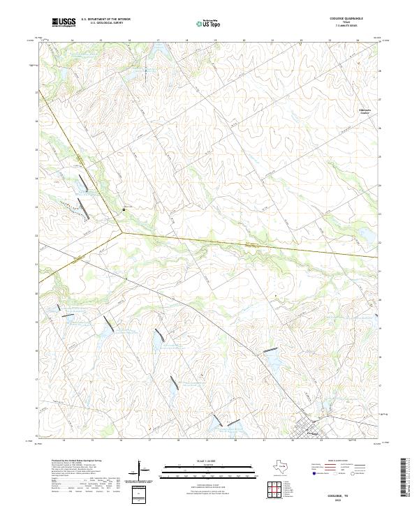 USGS Topographic Map – Coolidge