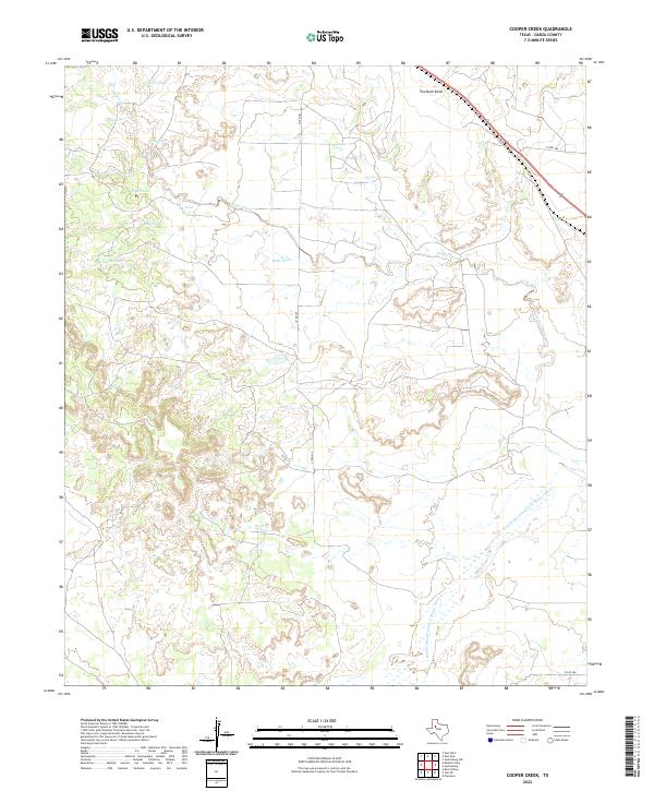 USGS Topographic Map – Cooper Creek
