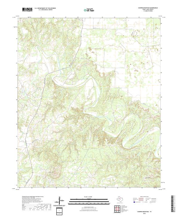 USGS Topographic Map – Cooper Mountain