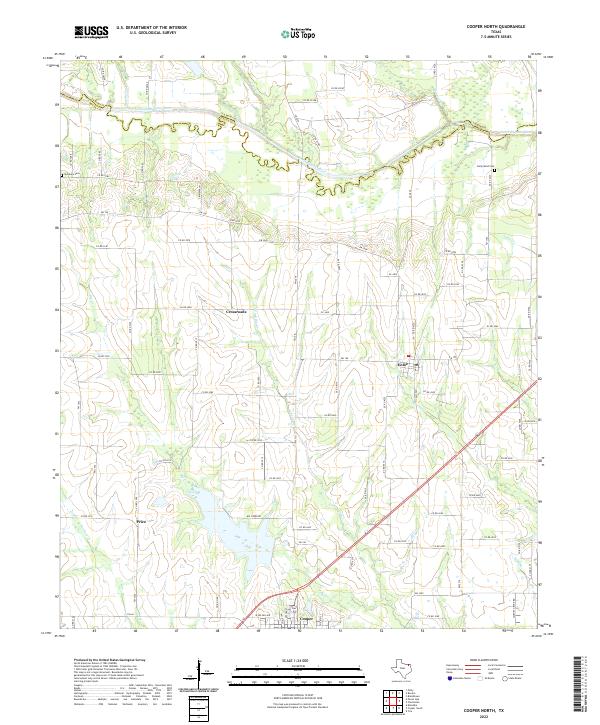 USGS Topographic Map – Cooper North