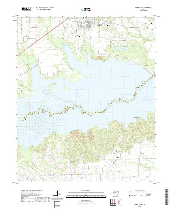 USGS Topographic Map – Cooper South