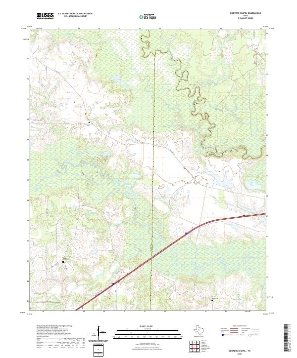 USGS Topographic Map – Coopers Chapel