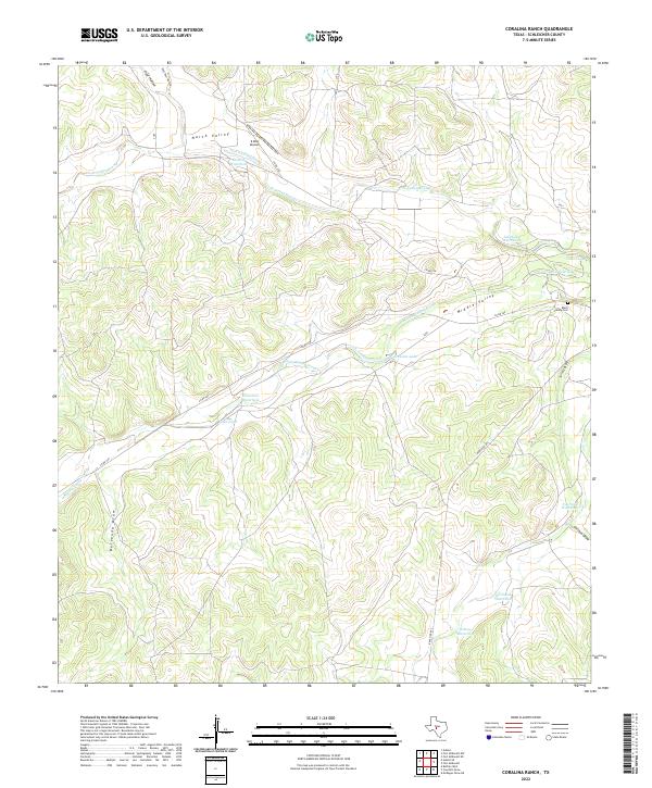 USGS Topographic Map – Coralina Ranch