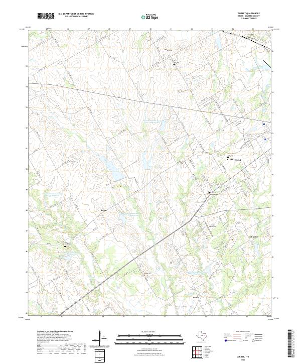 USGS Topographic Map – Corbet