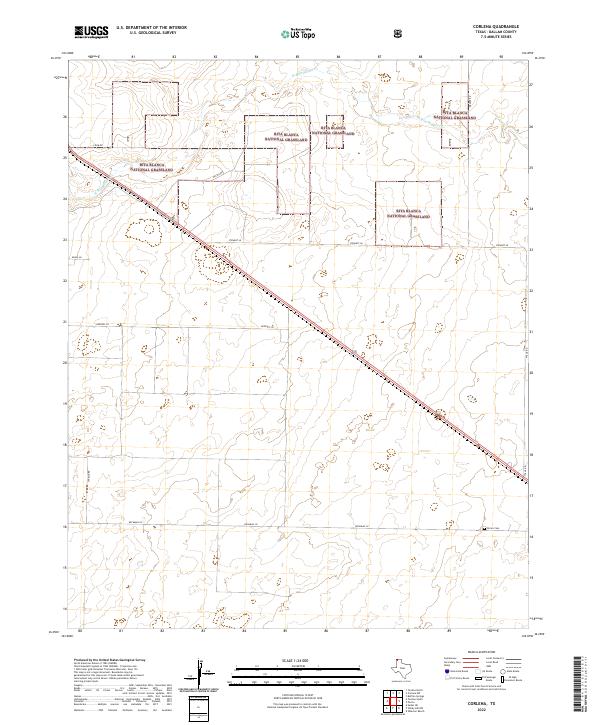 USGS Topographic Map – Corlena