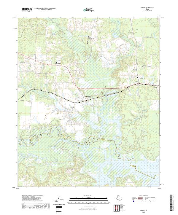 USGS Topographic Map – Corley