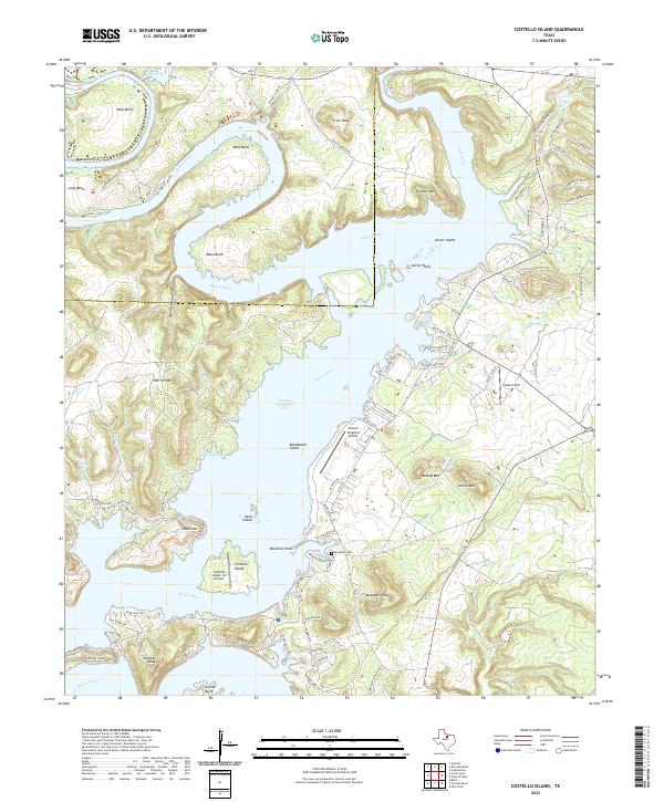 USGS Topographic Map – Costello Island
