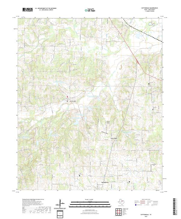 USGS Topographic Map – Cottondale