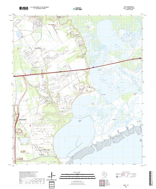 USGS Topographic Map – Cove