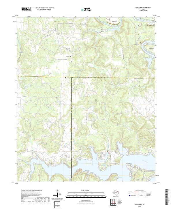 USGS Topographic Map – Cove Creek
