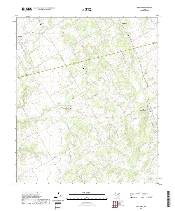 USGS Topographic Map – Covington