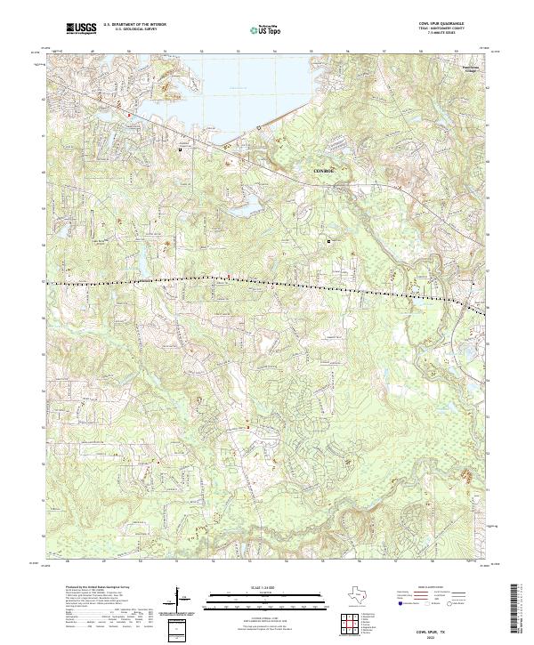 USGS Topographic Map – Cowl Spur