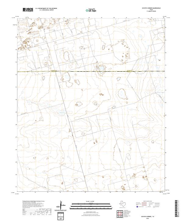 USGS Topographic Map – Coyote Corner