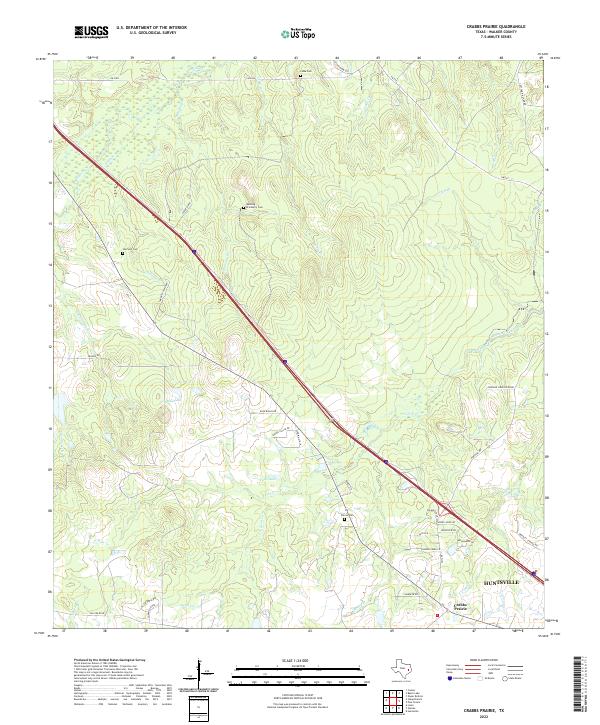 USGS Topographic Map – Crabbs Prairie
