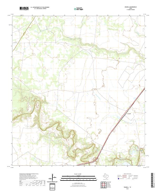 USGS Topographic Map – Cranell