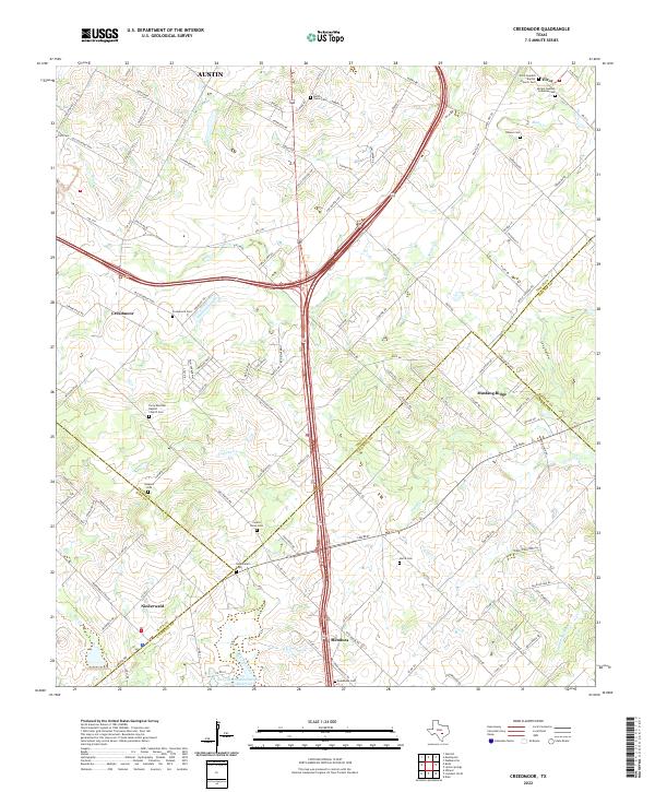 USGS Topographic Map – Creedmoor