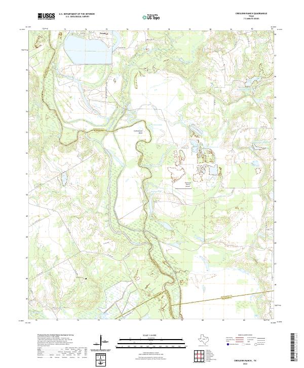 USGS Topographic Map – Creslenn Ranch