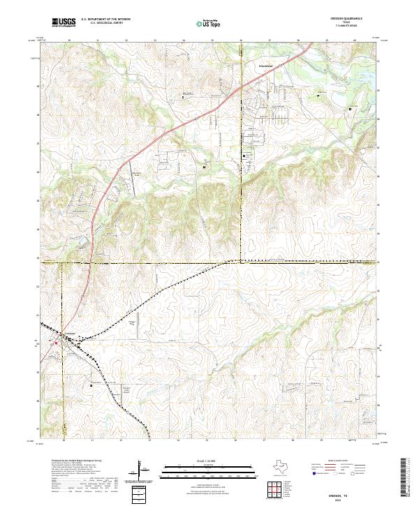 USGS Topographic Map – Cresson