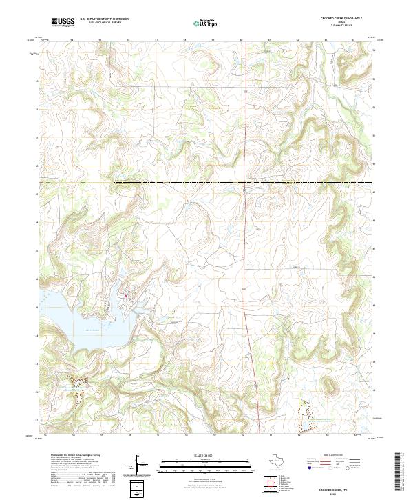 USGS Topographic Map – Crooked Creek