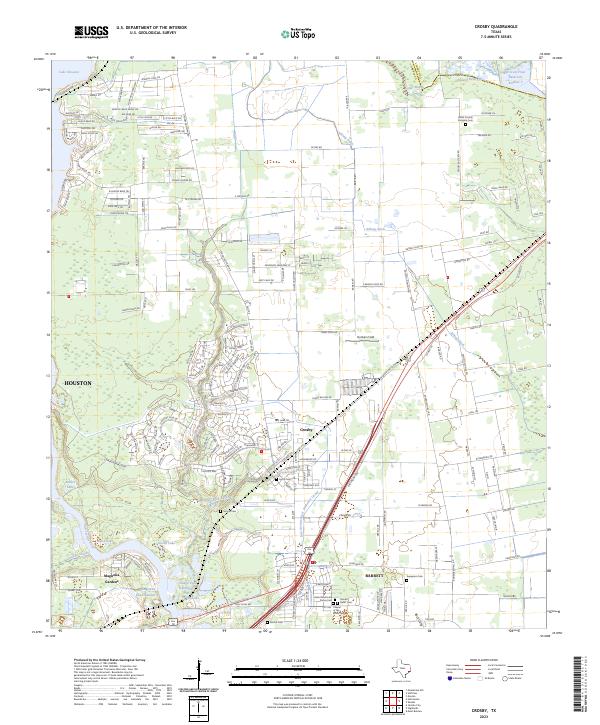 USGS Topographic Map – Crosby