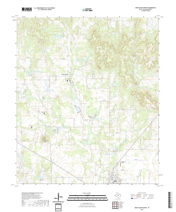 USGS Topographic Map – Cross Plains North