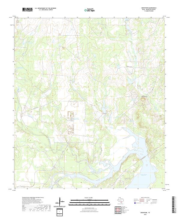USGS Topographic Map – Crowther