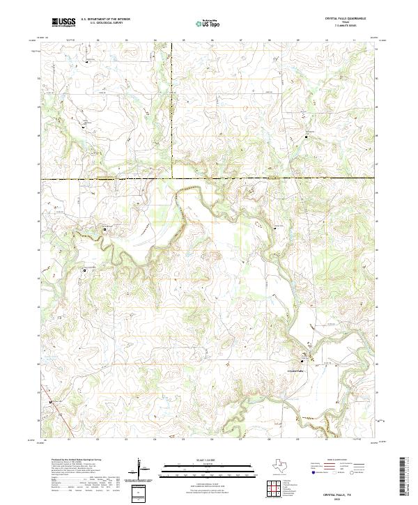 USGS Topographic Map – Crystal Falls