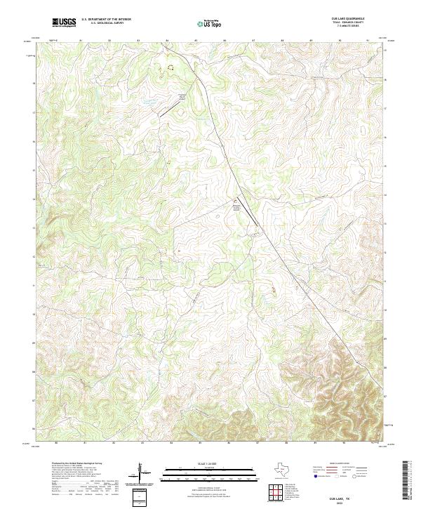 USGS Topographic Map – Cub Lake