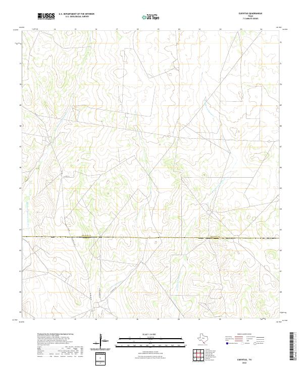 USGS Topographic Map – Cuevitas