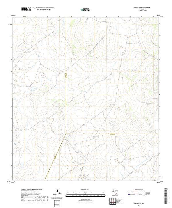USGS Topographic Map – Cuevitas SW