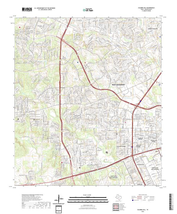 USGS Topographic Map – Culebra Hill