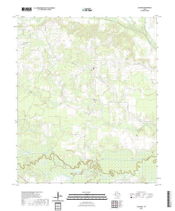 USGS Topographic Map – Cuthand
